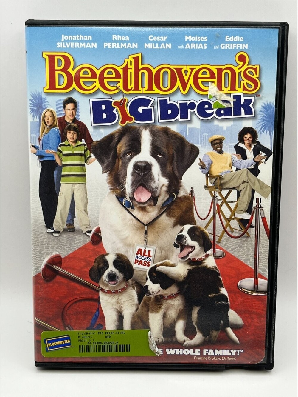Beethoven's Big Break DVD Standard Edition Jonathan Silverman 2008 Children's
